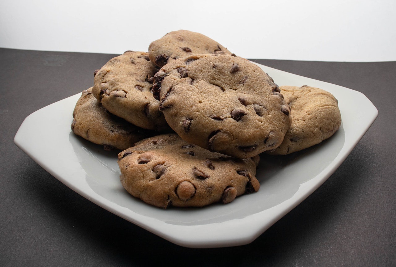 Care package chocolate chip cookies