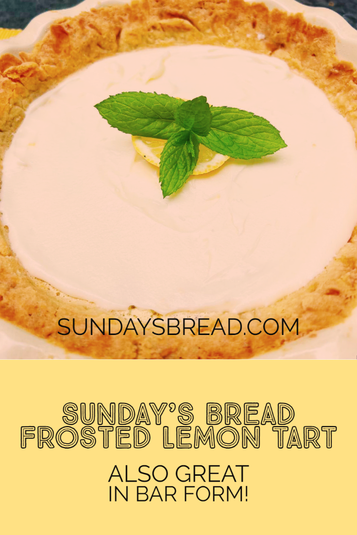 Sunday's Bread Frosted Lemon Tart